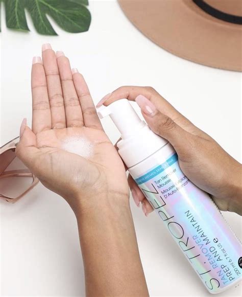 remove sunless tanner on hands.